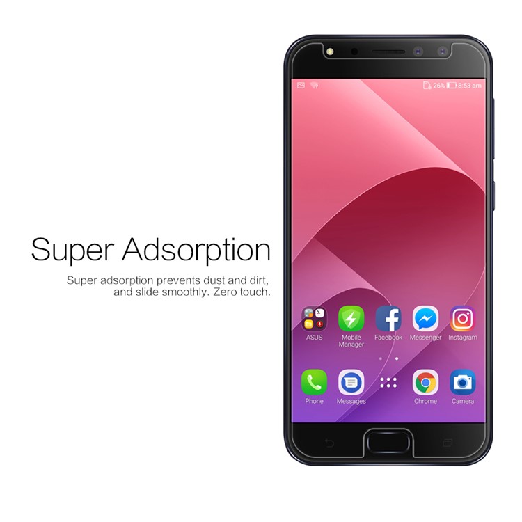 NILLKIN HD Clear Anti-fingerprint LCD Screen Film for Asus Zenfone 4 Selfie Pro ZD552KL-3