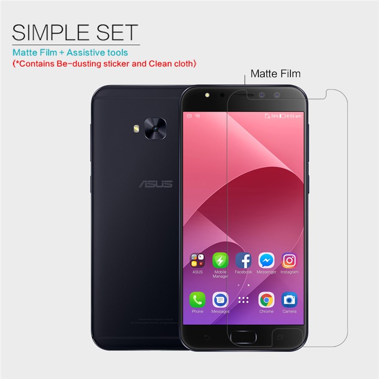 NILLKIN Matte Anti-scratch LCD Screen Protective Film for Asus Zenfone 4 Selfie Pro ZD552KL-5