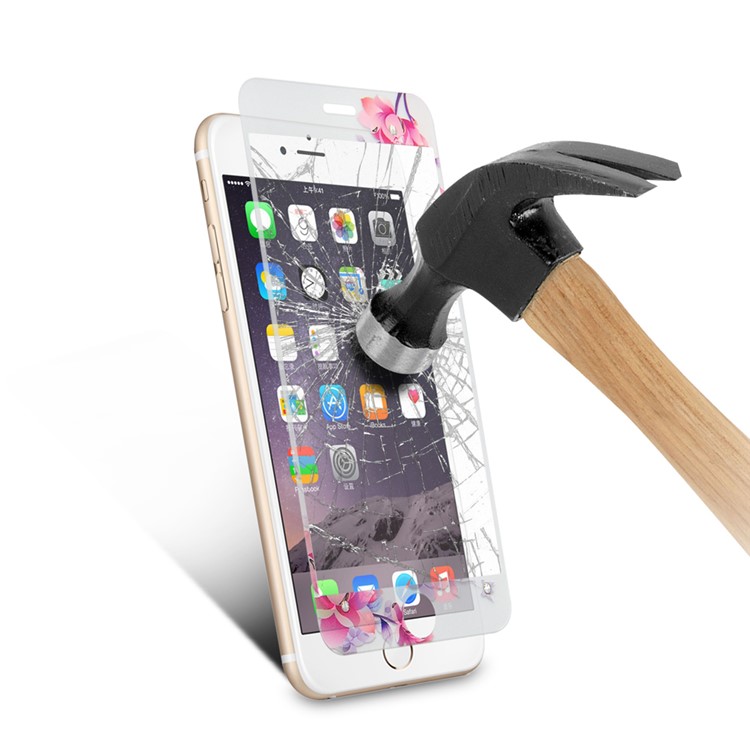 Embossing Front + Back Tempered Glass Films for iPhone 6s Plus / 6 Plus - Plum Blossom-6