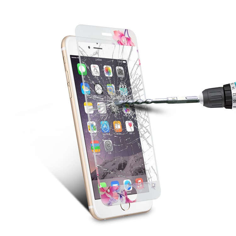 Embossing Front + Back Tempered Glass Films for iPhone 6s Plus / 6 Plus - Plum Blossom-7