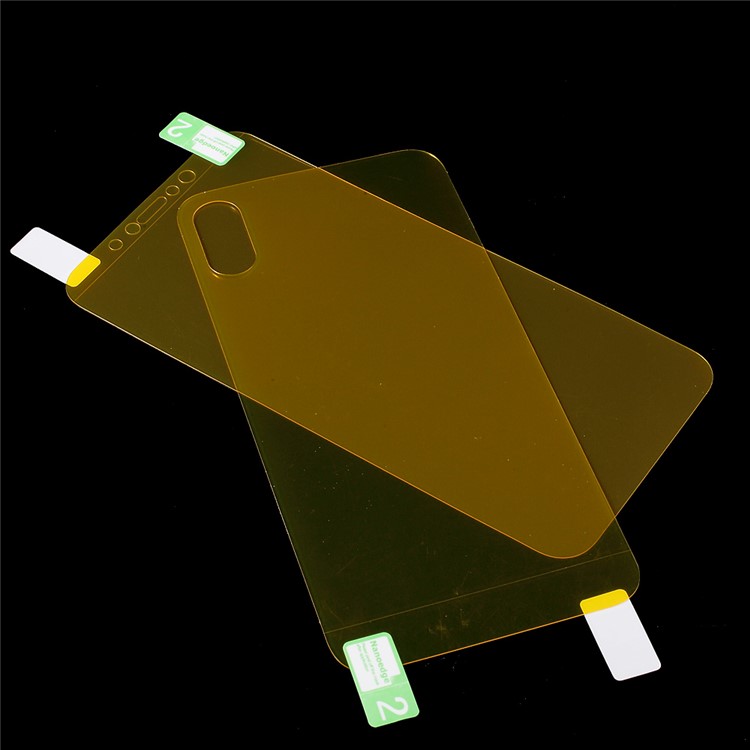 Full Cover Soft LCD Display Schutz + Rücken Film für iPhone X 5,8 Zoll-2