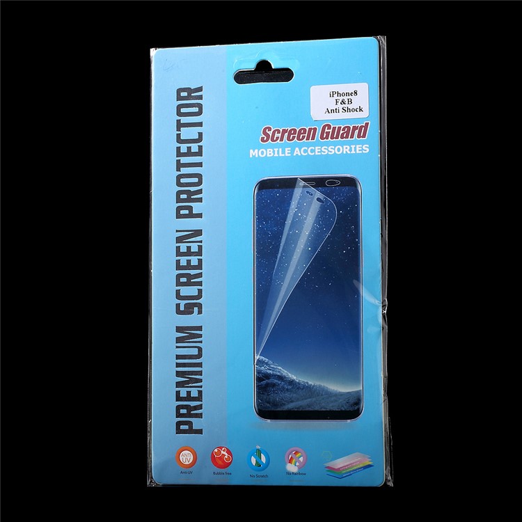Full Cover Soft LCD Display Schutz + Rücken Film für iPhone X 5,8 Zoll-6