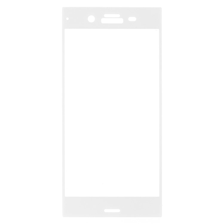 3D Full Coverage Tempered Glass Screen Protector for Sony Xperia XZ1 - White-1