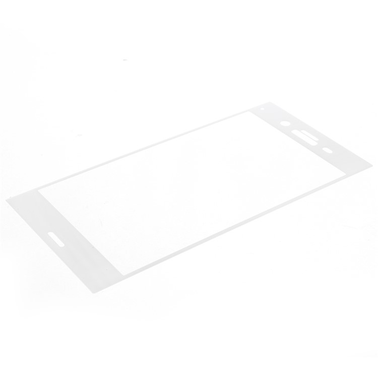 3D Full Coverage Tempered Glass Screen Protector for Sony Xperia XZ1 - White-3