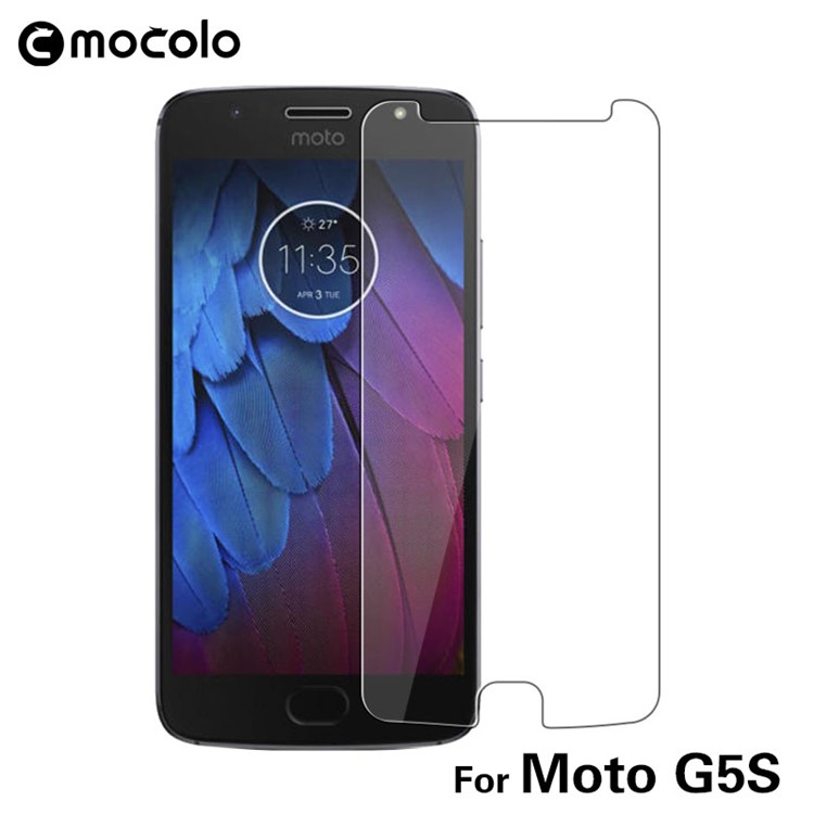 

MOCOLO Для Моторного Двигателя G5S Закаленное Стеклозащитное Покрытие 2,5D Дуги, Moto G5S