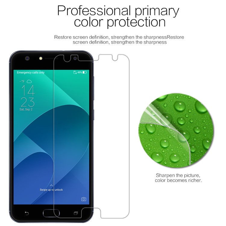 NILLKIN for Asus Zenfone 4 Selfie ZD553KL Anti-fingerprint HD Clear Screen Protector Film-2