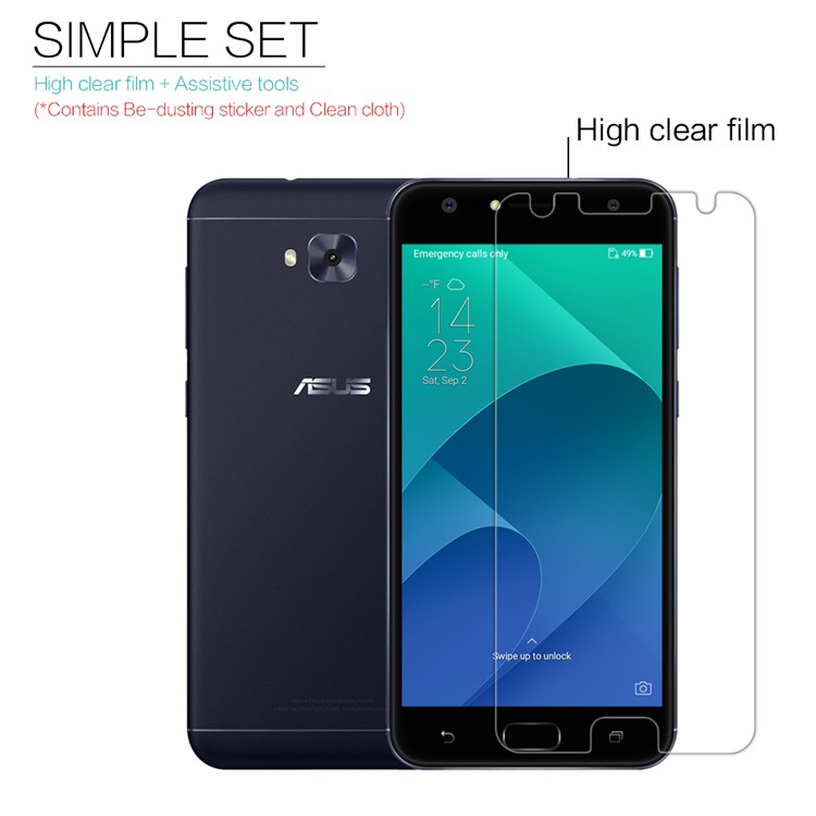 NILLKIN for Asus Zenfone 4 Selfie ZD553KL Anti-fingerprint HD Clear Screen Protector Film-5