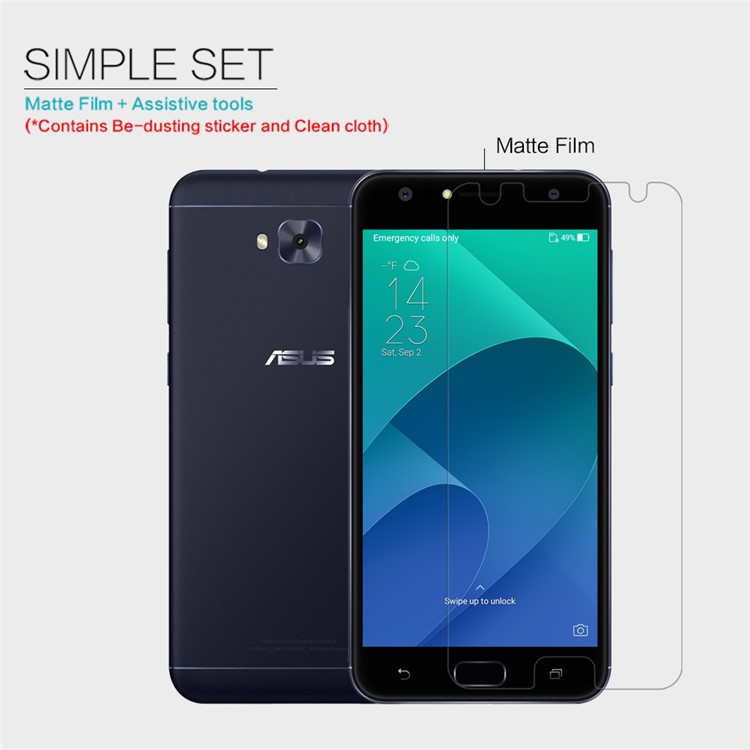 NILLKIN Matte Anti-Kratzer Displayschutzfolie für Asus Zenfone 4 Selfie ZD553KL-5