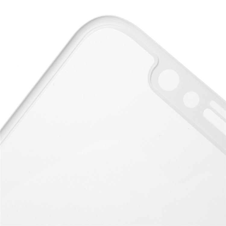 AMORUS 3D Curved Full Coverage Tempered Glass Screen Protector Film for iPhone Xs / X/10 5.8 inch - White-3