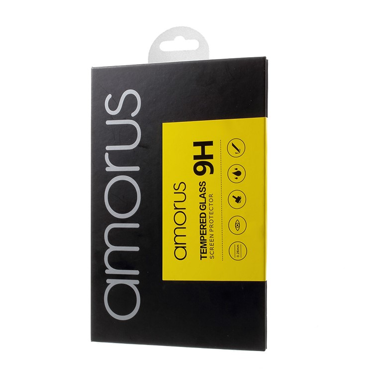 AMORUS Pour Iphone 8 4.7 3D Courbé En Pleine Taille Trempé Protecteur D'écran En Verre 0.3mm - Noir-6