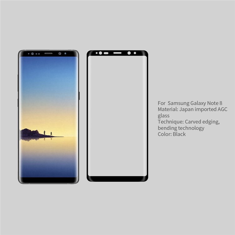 NILLKIN 3D Anti-explosion CP+ Max Full Size Tempered Glass Screen Protector Film for Samsung Galaxy Note 8 SM-N950-3