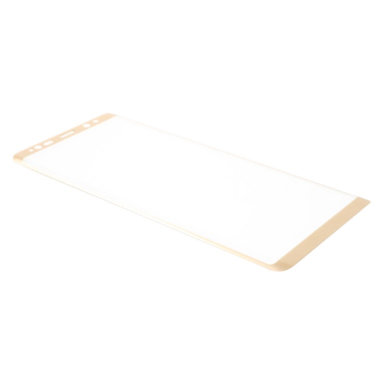 9H Curved Edge Full Coverage Tempered Glass Screen Protector for Samsung Galaxy Note 8 SM-N950 - Gold-4