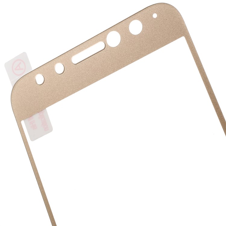 Silk Print Complete Covering Tempered Glass Screen Guard Film for Asus Zenfone 4 Selfie Pro ZD552KL - Gold-3