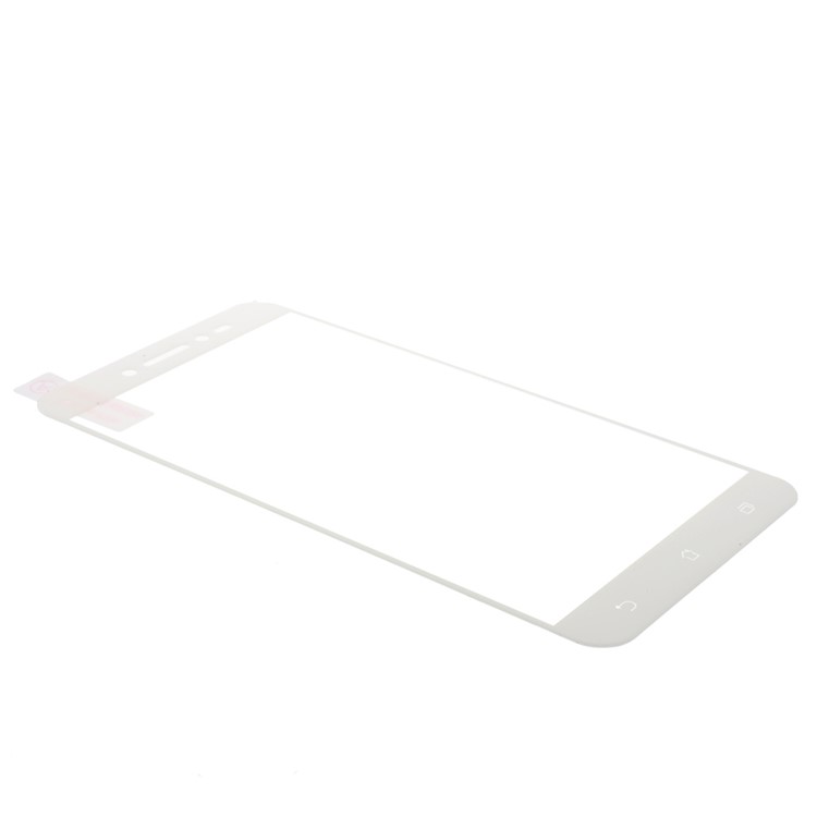Full Coverage Silk Print Tempered Glass Screen Protector Film for Asus Zenfone Live ZB501KL - White-3