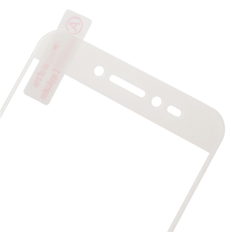 Full Coverage Silk Print Tempered Glass Screen Protector Film for Asus Zenfone Live ZB501KL - White-4