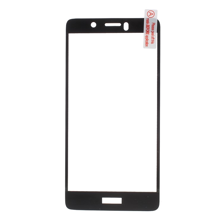 For Huawei Honor 6x (2016) Silk Print Full Screen Mobile Tempered Glass Guard Film - Black-2