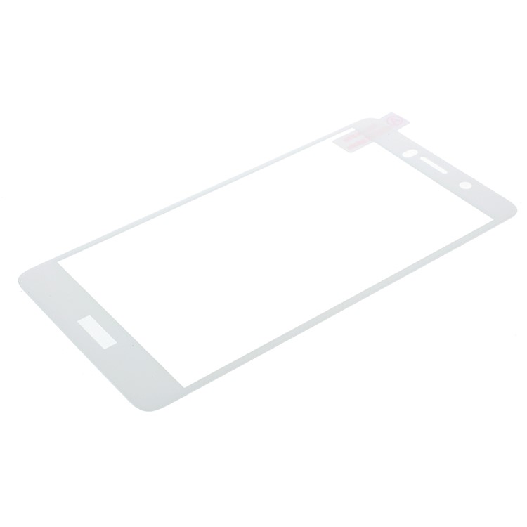 For Huawei Honor 6x (2016) Silk Print Full Screen Tempered Glass Film - White-3