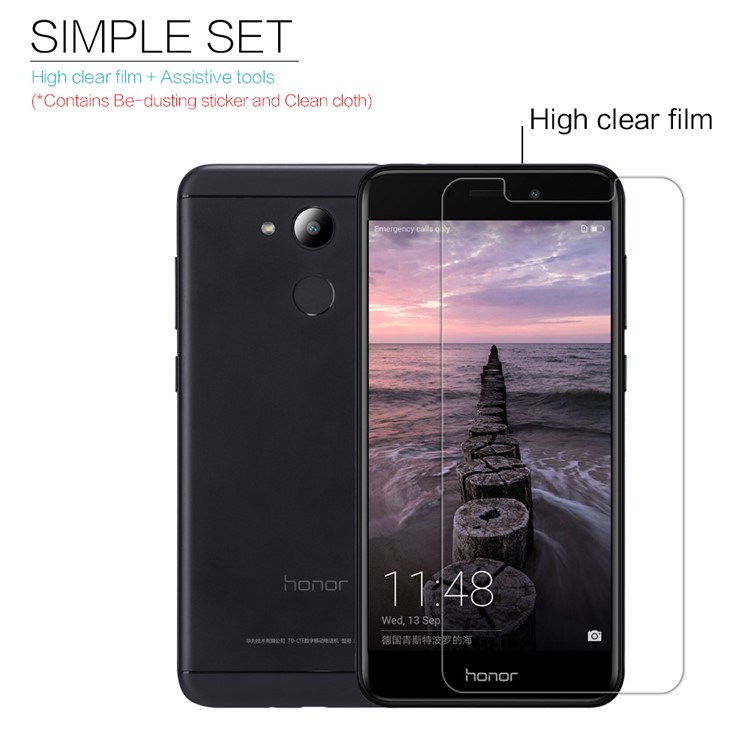 NILLKIN HD Clear Anti-fingerprint LCD Screen Protector Film for Huawei Honor 6C Pro / V9 Play-5