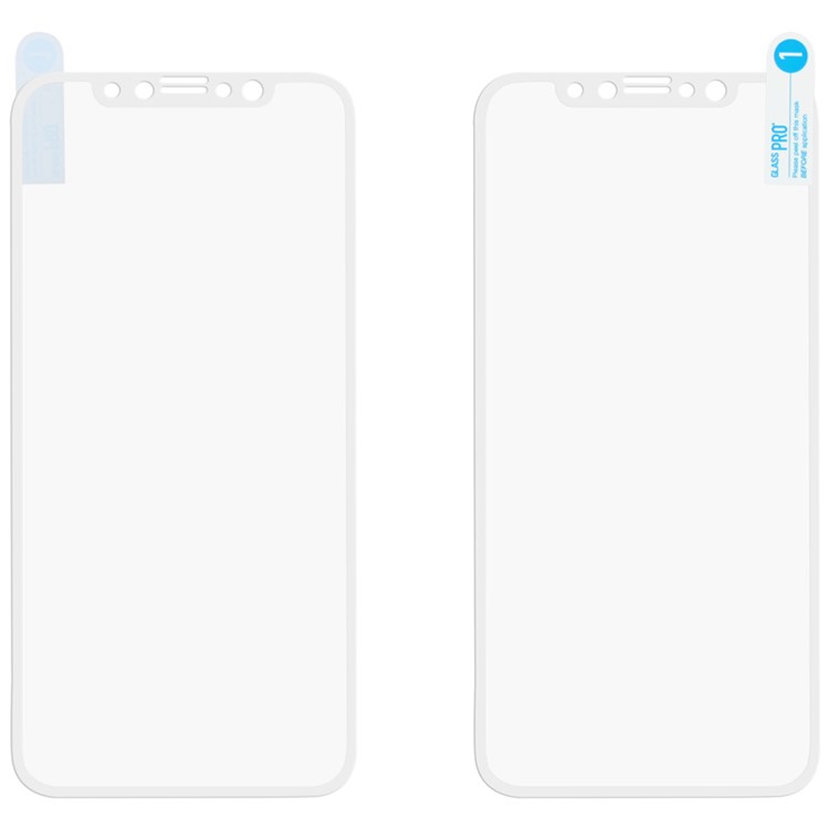 MOMAX 0.2mm Full Size Anti-explosion Tempered Glass Film for iPhone XS / X 5.8-inch - White-3
