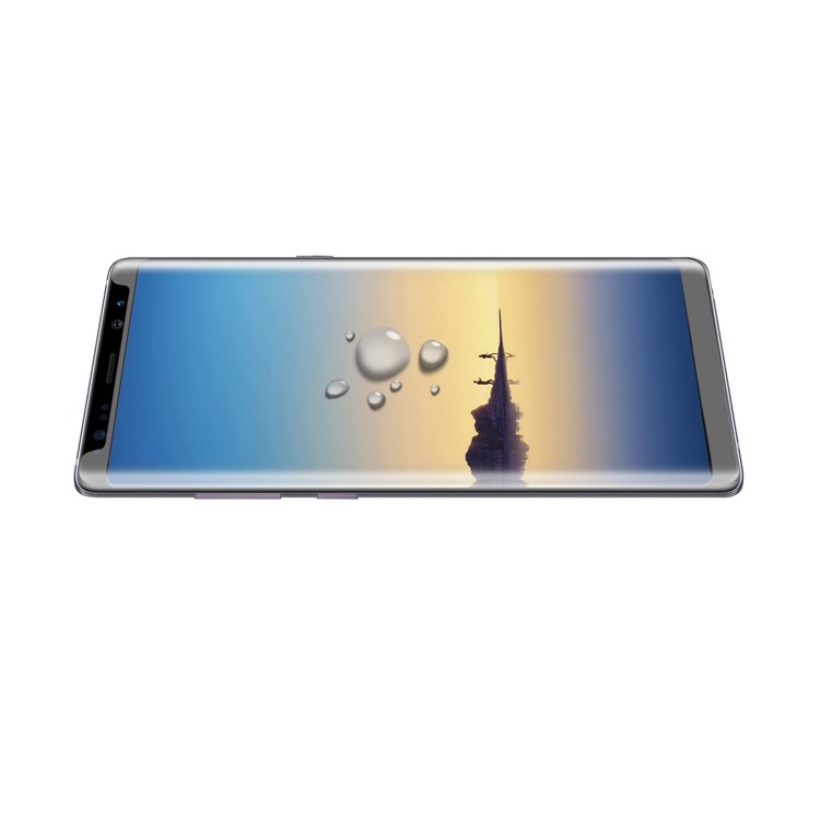 ANGIBABE for Samsung Note 8 SM-N950 Plated 3D Curved Complete Screen Tempered Glass Protector - Translucent-4