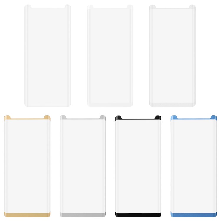ANGIBABE Plated 3D Curved Complete Mobile Tempered Glass Protector Film for Samsung Note 8 SM-N950 - Gold-12