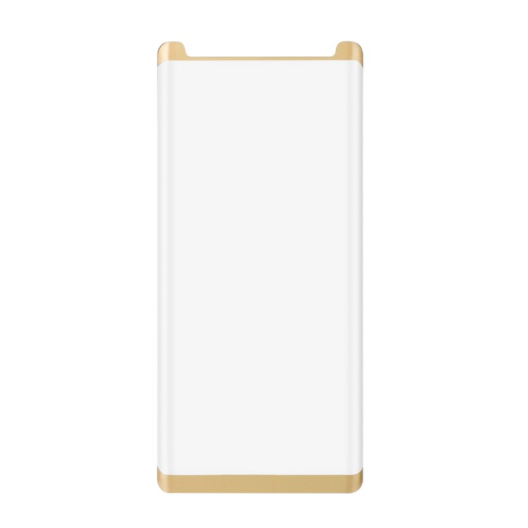 ANGIBABE Plated 3D Curved Complete Mobile Tempered Glass Protector Film for Samsung Note 8 SM-N950 - Gold-2