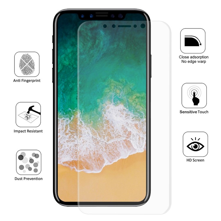 Hat Prince 0.1mm Cobertura Full Soft Screen Protector Filme Para Iphone (2019) 5.8 " / Xs. / X 5,8 Polegadas