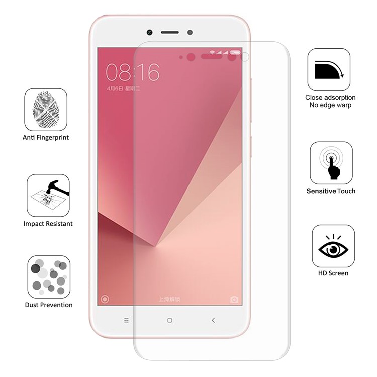 HAT PRINCE 0.1mm Full Coverage Screen Protector Film for Xiaomi Redmi Note 5A-1