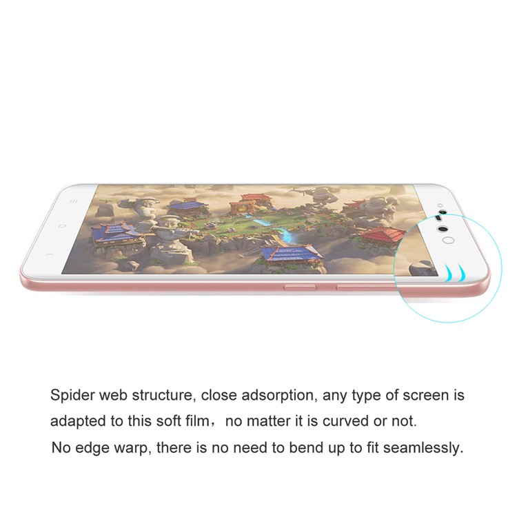 HAT PRINCE 0.1mm Full Coverage Screen Protector Film for Xiaomi Redmi Note 5A-7