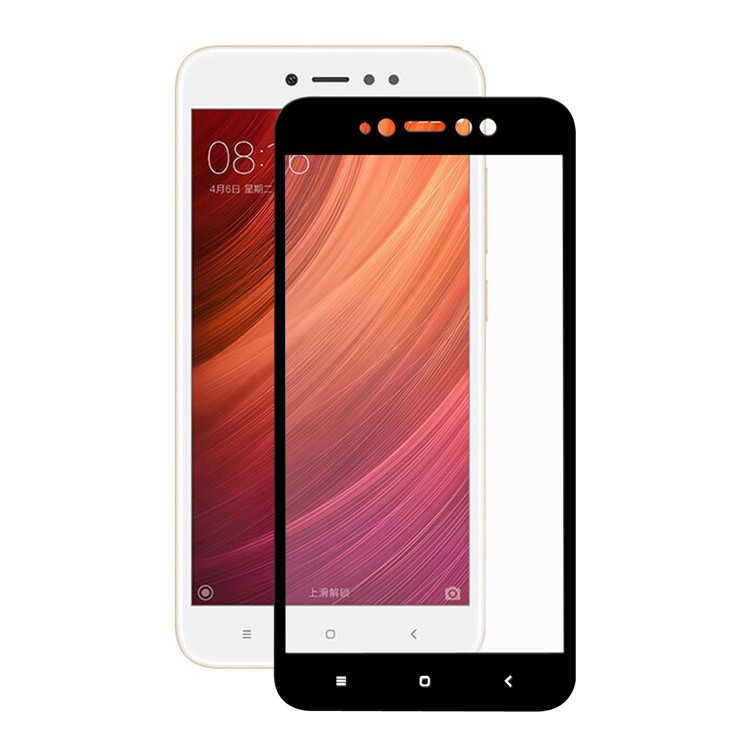HAT PRINCE 0.26mm 9H Full Covering Tempered Glass Screen Protector for Xiaomi Redmi Note 5A/5A Prime - Black-2