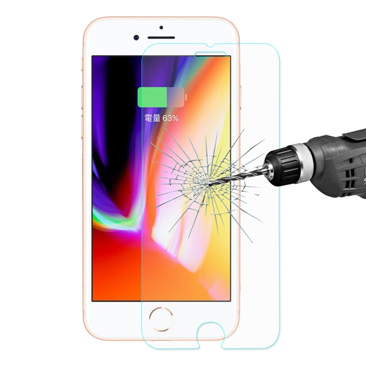HAT PRINCE 0.26mm 9H Full Coverage Tempered Glass Screen Protector Film (2.5D Arc Edge) for iPhone 8 / 7 4.7 inch-1
