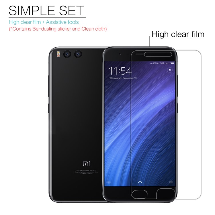 NILLKIN HD Clear Screen Guard Anti-fingerprint Protector Film for Xiaomi Mi Note 3-5