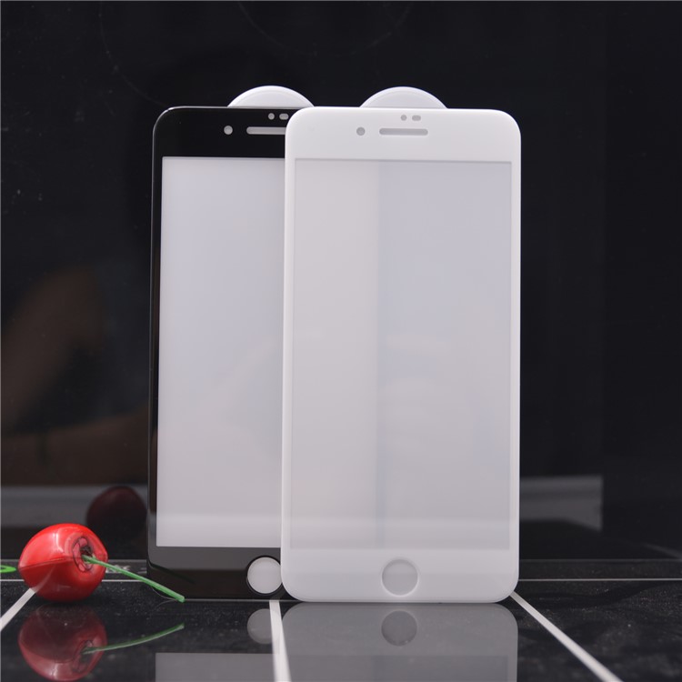 PDGD Silk Print 3D 0.3mm Curved Full Size Tempered Glass Screen Protector for iPhone 8 4.7inch - Black-2