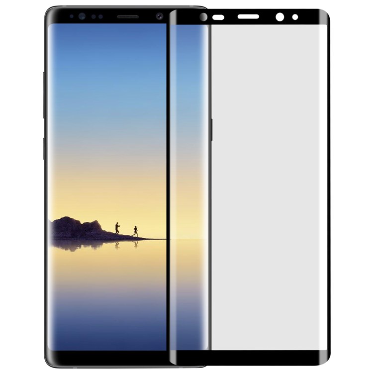 MOMAX 0.3mm 3D Anti-explosion Full Screen Coverage Tempered Glass Film for Samsung Galaxy Note 8 SM-N950 - Black-1