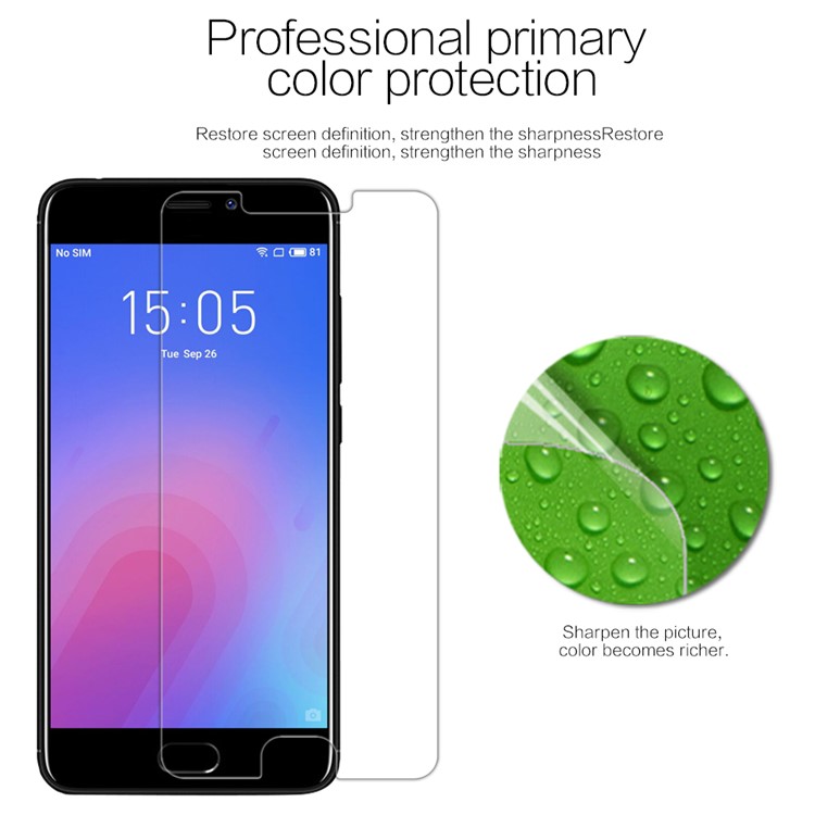 NILLKIN HD Clear Screen Guard Anti-fingerprint Protector Film for Meizu M6-2