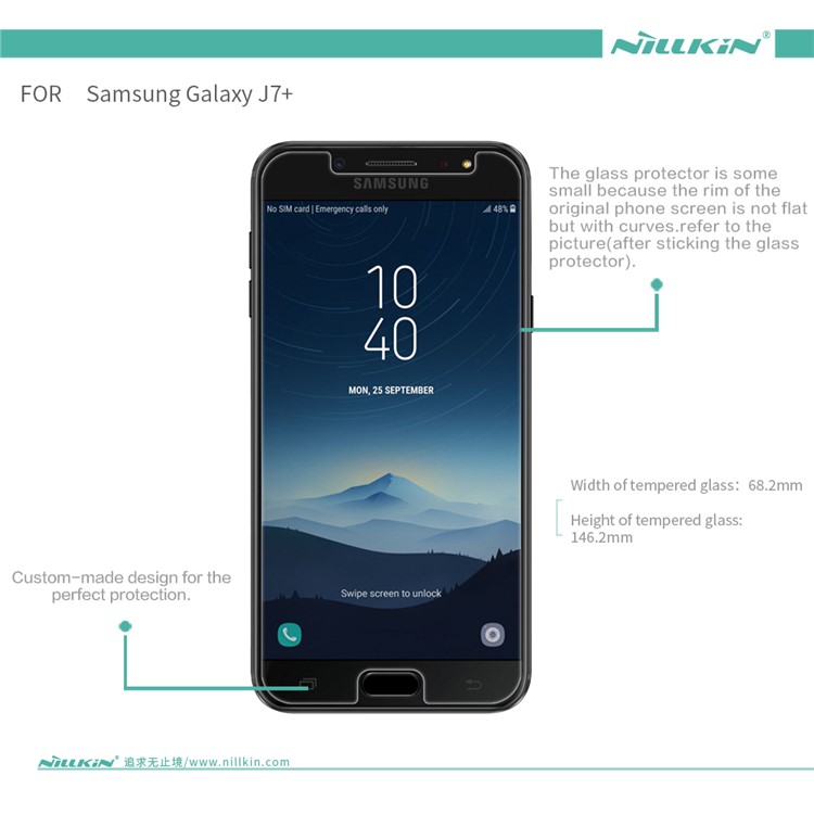 nillkin amazing h pro tempered glass screen protector anti explosion for samsung galaxy j7 c8 nillkin amazing h pro tempered glass screen protector anti explosion for samsung galaxy j7 c8