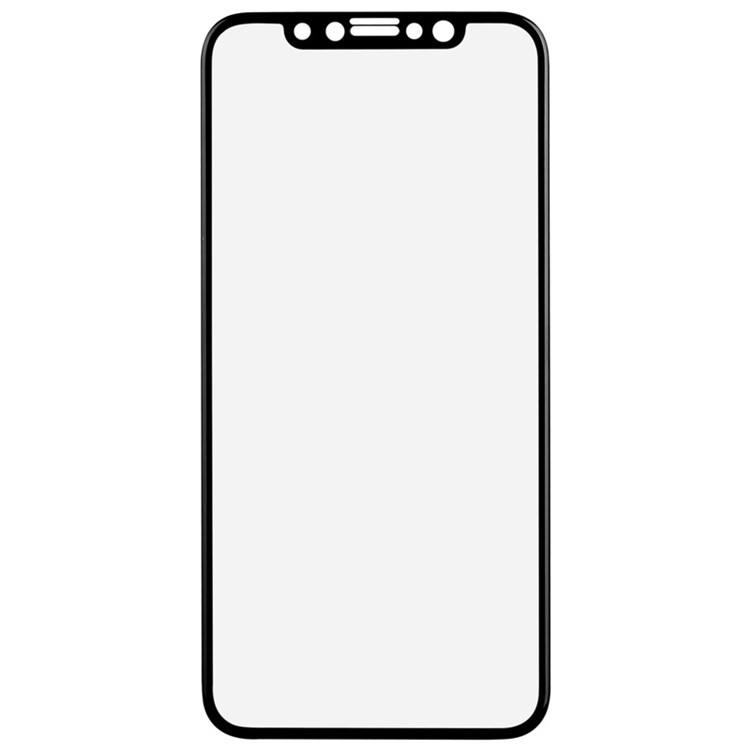 MOMAX 0.3mm 3D Cover Cover Anti-explosão Tempered Glass Guard Film para iPhone X - negro-2