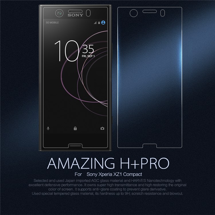 nillkin amazing h pro tempered glass screen protector anti explosion for sony xperia xz1 compact nillkin amazing h pro tempered glass screen protector anti explosion for sony xperia xz1 compact