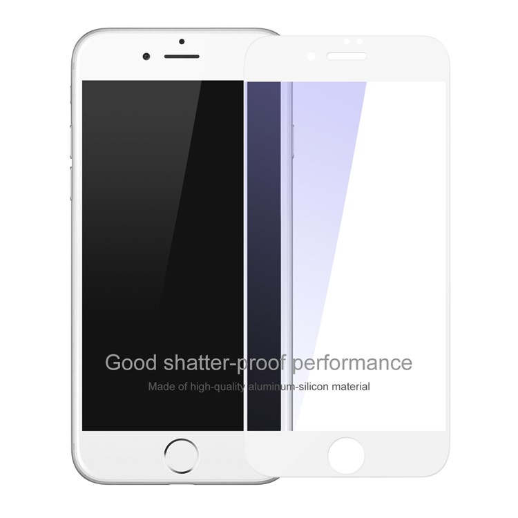 

BASEUS 0.2mm Anti-blue-ray Закаленное Стекло Защитная Пленка Экрана Для Iphone 8 Plus / 7 Плюс Шелковая Печать В Натуральную Величину - Белый, iPhone 8 Plus