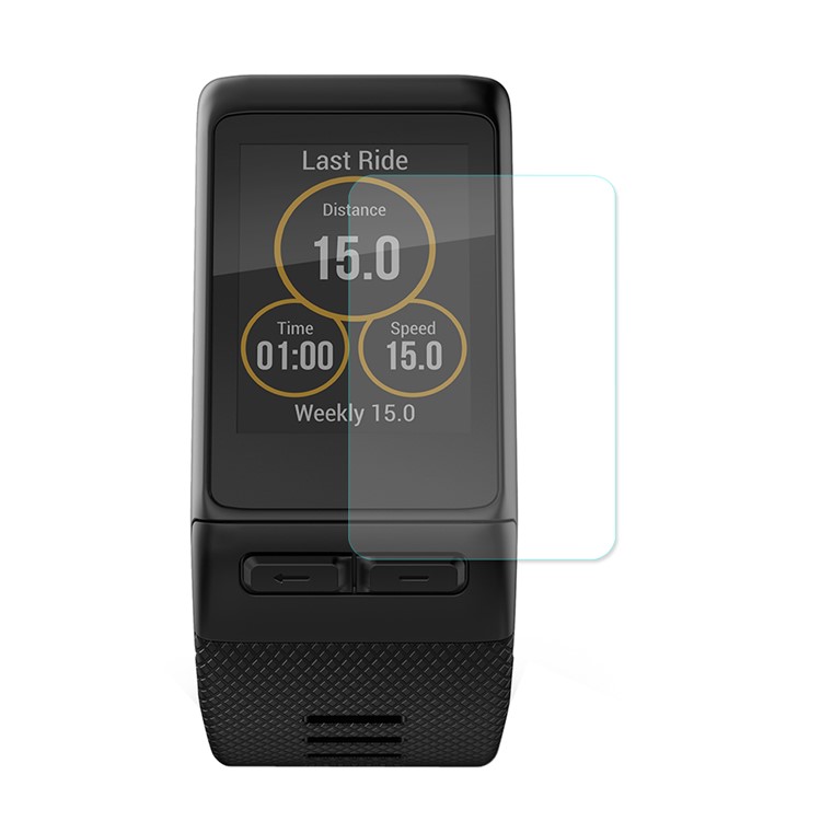 HAT PRINCE 2Pcs/Set 0.2mm 9H 2.15D Tempered Glass Screen Protectors for Garmin Vivoactive HR-3