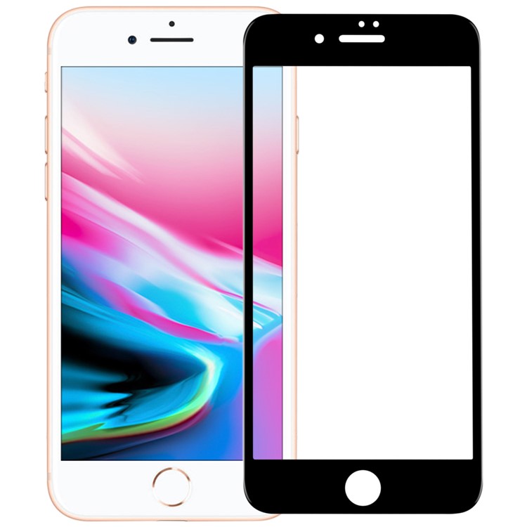 MOMAX 0.2mm película protectora de vidrio templado antideslumbrante para iPhone 8 Plus / 7 Plus - Negro-1