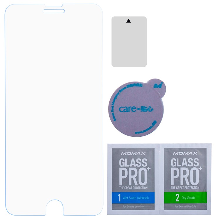 MOMAX 9H 03mm Tempered Glass Screen Protector Film for iPhone 8/7/6s/6-5