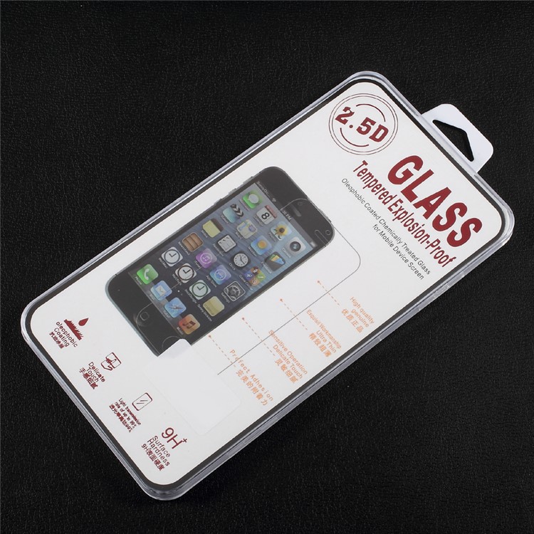 2.5D Arc Edge 9H Película de vidrio templado protector trasero para iPhone X / 10 5.8 pulgadas-8