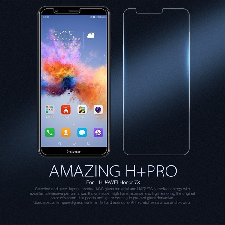 NILLKIN Amazing H+PRO Tempered Glass Screen Protector Anti-Explosion for Huawei Honor 7X-1