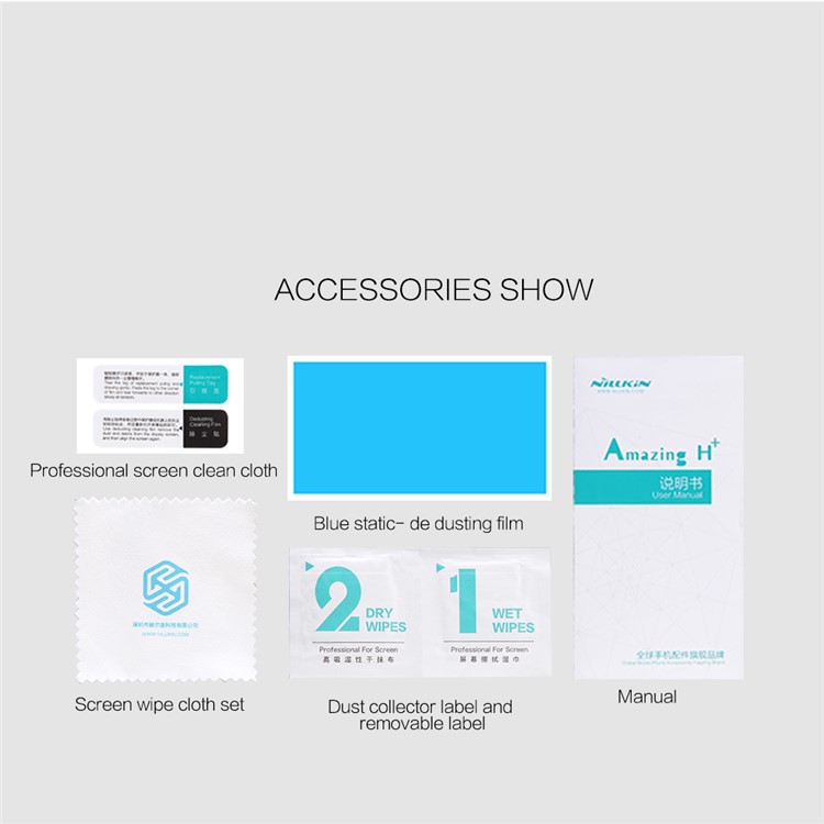 NILLKIN Amazing H+PRO Tempered Glass Screen Protector Anti-Explosion for Huawei Honor 7X-11