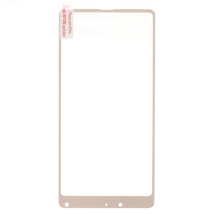Silk Printing Full Screen Tempered Glass Guard Film for Xiaomi Mi Mix 2 - Rose Gold-2