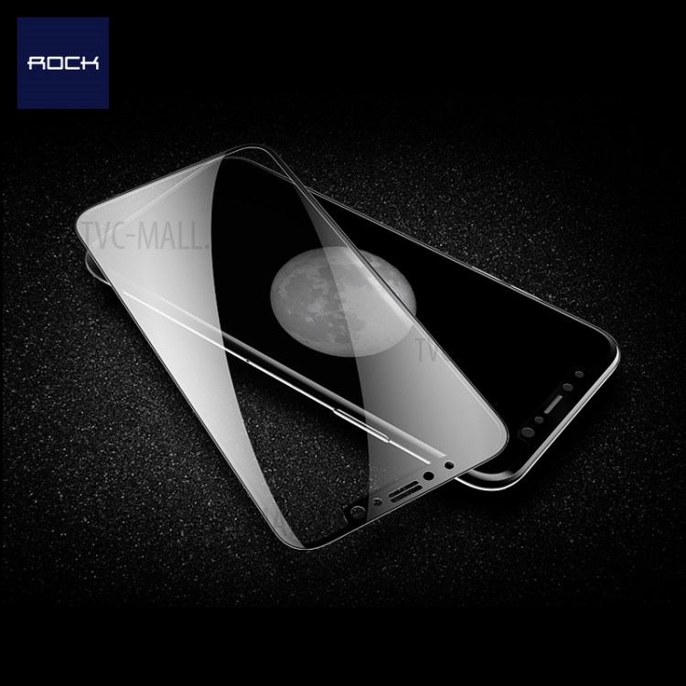 ROCK 0.26mm 3D Full Cover Anti-explosion Tempered Glass Screen Protector Film for iPhone X-6