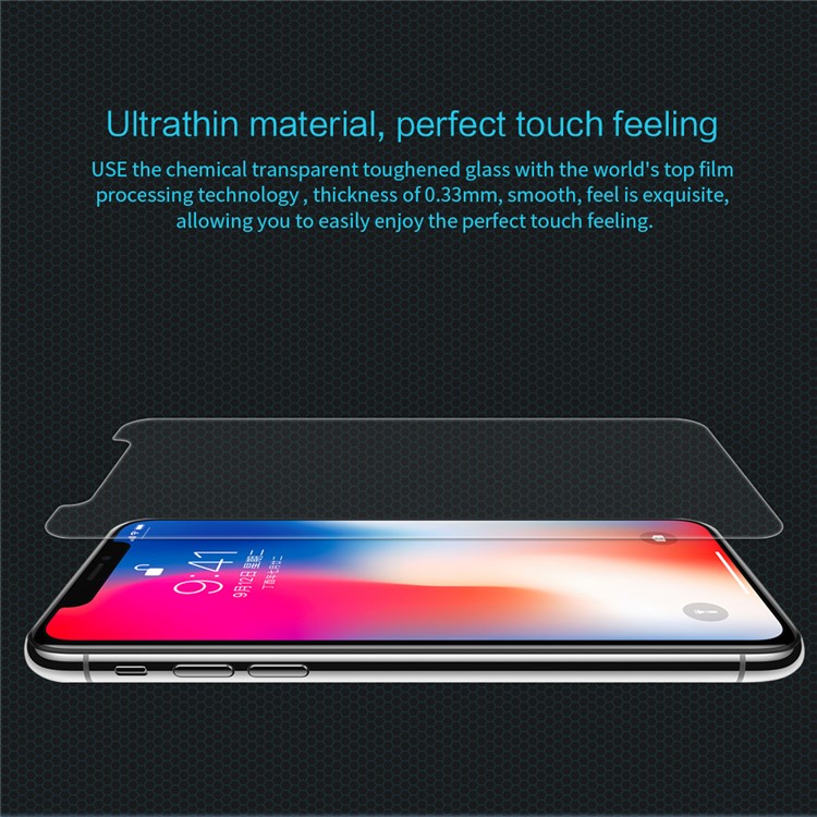 NILLKIN Amazing H Tempered Glass Anti-burst Screen Protector Film for iPhone X-5