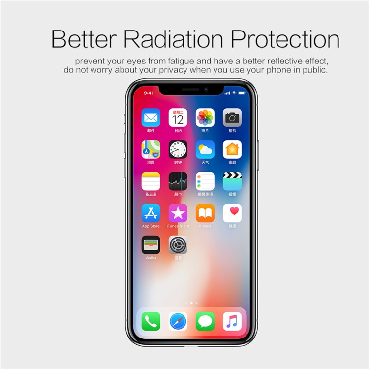 Película de Pantalla LCD de Nillkin Matte Resistente a Los Arañazos Para Iphone (2019) 5.8 " / Xs/x 5.8 Pulgadas