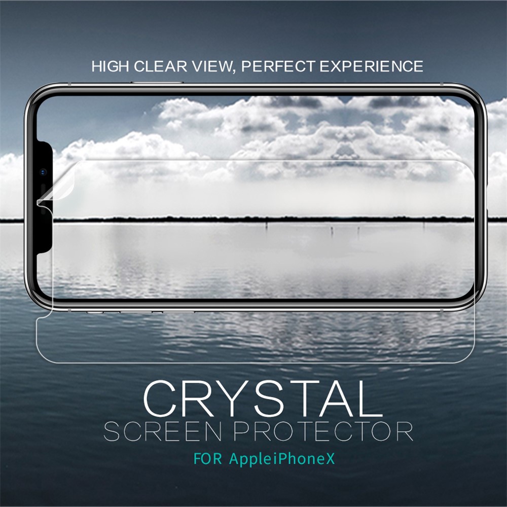 Nillkin Anti-Fingerabdruck HD Klar LCD-Displayschutzfolie Für IPhone X-1